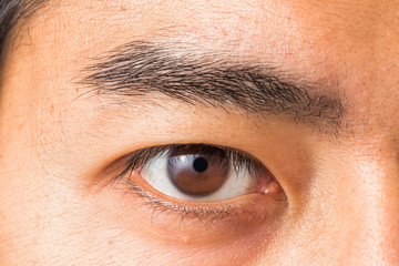 若いアジア人男性の目　 Eyes of the Asian man