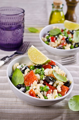 Salad with pasta