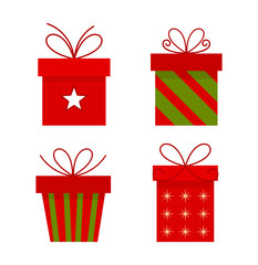 Christmas presents vector