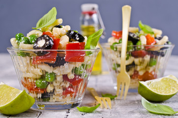 Salad with pasta