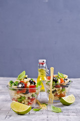 Salad with pasta