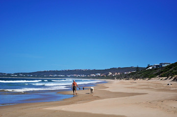 Sud Africa, 26/09/2009: la spiaggia di Plettenberg Bay, chiamata Plet o Plett e in origine Bahia Formosa dai primi esploratori portoghesi, una citt&agrave; sulla Garden Route