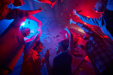 Party with dancing