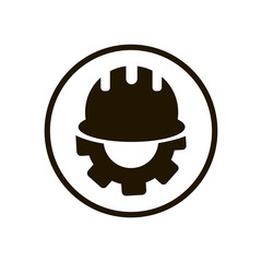 Gear, helm icon vector