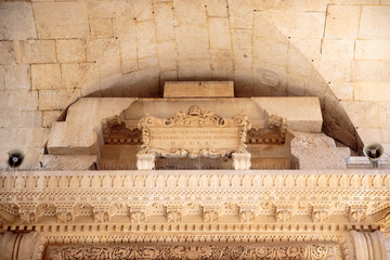 Diocletian palace door relief