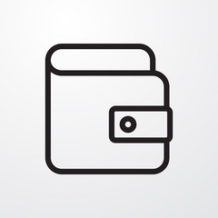 wallet icon illustration