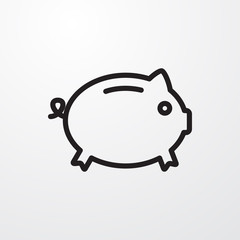 money box icon illustration