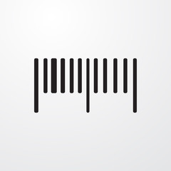 barcode icon illustration