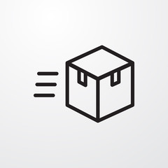 express delivery icon illustration