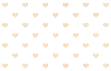 Watercolor hearts on white background.