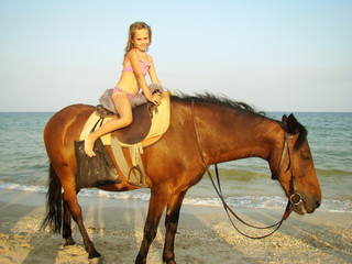girl on horseback