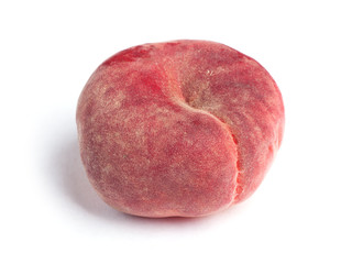 Fresh red flat peach