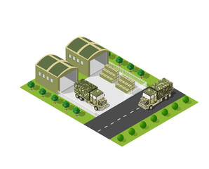 Obraz premium Military truck army