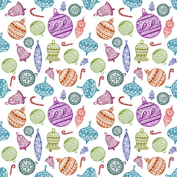 Holiday seamless background
