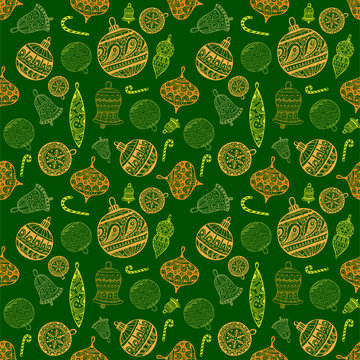 Holiday seamless background