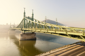 Liberty bridge in Budapest
