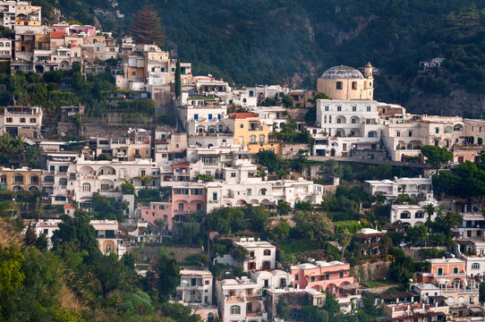 Small part of Positano, Italy
