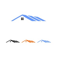 Roof home icon vector
