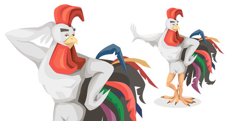 Rooster the symbol of the new year