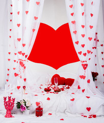 romantic bed
