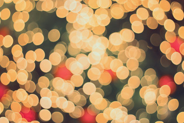 Christmas Light Bokeh background
