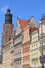 Fototapeta na wymiar Wroclaw, city in Poland
