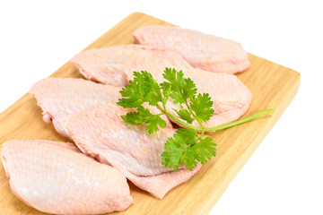 raw chicken wings