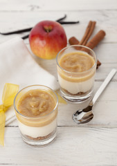 Roast apple dessert for Christmas