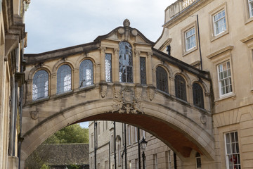 Hertford Bridge (The Bridge of Sighs), joining Hertford College and New College Lane, Oxford, Oxfordshire