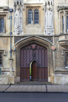 Entrance to All Souls College, Oxford, Oxfordshire