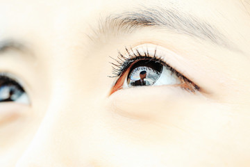 Obraz premium Chinese eyes of pretty girl