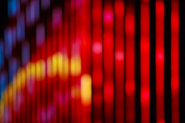 Neon lights of the city at night in blurred. Abstract background
