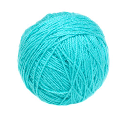 Клубок ниток изолированный на белом фоне