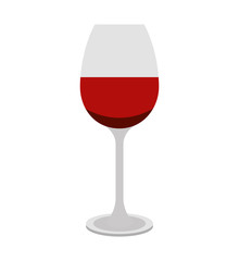 wine cup drink isolated icon vector illustration design