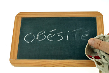 Effacer obésité sur l'ardoise