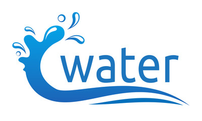 water splash logo design