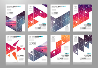 Set of Brochure templates, Flyer Designs or Depliant Covers
