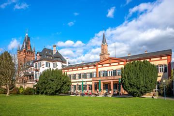 Fototapeta premium Weinheim, Rathaus, Schloss, 