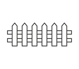 Fototapeta premium fence farm isolated icon vector illustration design