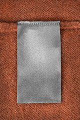 Fototapeta premium Blank clothes label