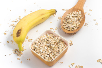 Oat Flakes with banana