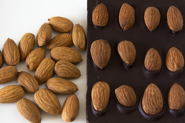 Delicious Chocolate Bar with Almonds