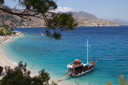 Spiaggia isola greca