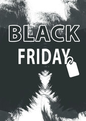 Black Friday sale - holiday shopping concept