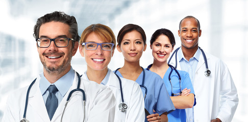 Fototapeta premium doctors and nurses group