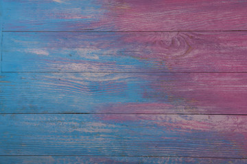 pink and blue wooden background