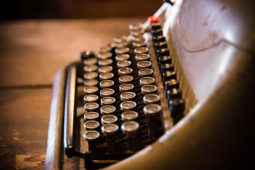 Vintage type writer photo