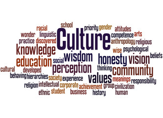 Culture, word cloud concept 2