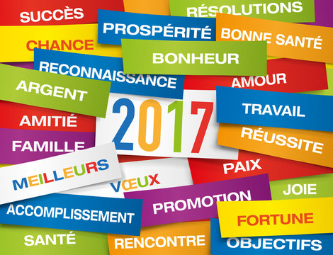 2017 - Carte de vœux - Souhaits
