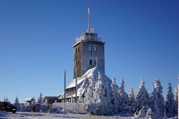 wetterwarte auf dem fichtelberg in oberwiesenthal